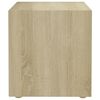 vidaXL TV Cabinets 4 pcs White and Sonoma Oak 37x35x37 cm Engineered Wood