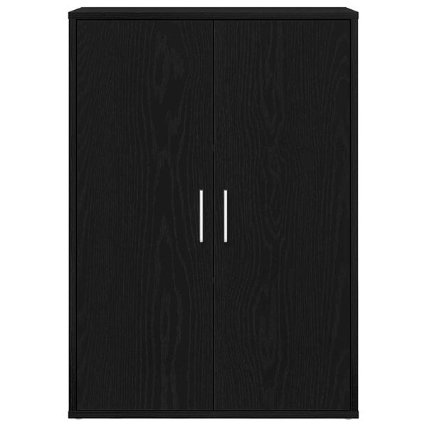 vidaXL Sideboard Black Oak 60 x 31 x 84 cm Engineered Wood