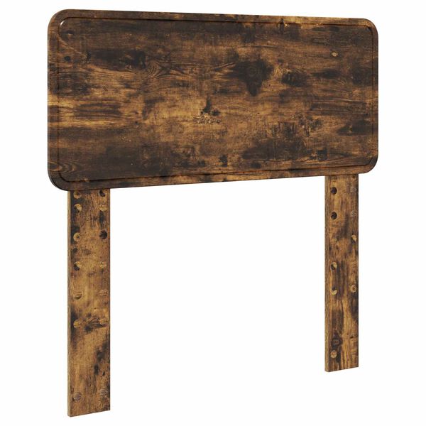 vidaXL Headboard Smoked Oak 75 cm Engineered wood