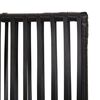 vidaXL Room Divider 4 Panels Black Poly Rattan