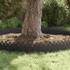 vidaXL Lawn Edgings 10 pcs Black 103 x 0.05 x 22 cm Steel