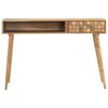 vidaXL Writing Desk 115x50x76 cm Solid Acacia Wood