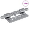 vidaXL Latch 1800 pcs Silver 46 x 17 x 1.2 mm Steel