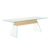 vidaXL Coffee Table Transparent 110 x 55 x 40 cm Glass