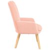 vidaXL Relaxing Chair Pink 63 x 67 x 94 cm Fabric