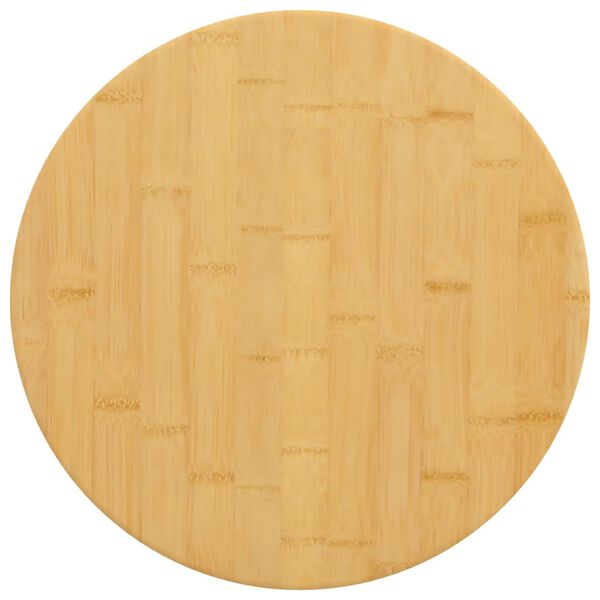 vidaXL Table Top Ø40x4 cm Bamboo