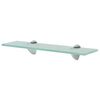 vidaXL Floating Shelves 2 pcs Glass 40x20 cm 8 mm