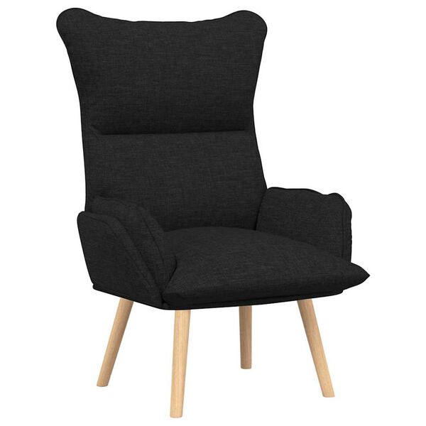 vidaXL Armchair Black 69 x 74 x 93 cm Fabric