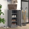 vidaXL Shoe Cabinet Grey Sonoma 30x35x70 cm Engineered Wood