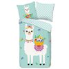 Good Morning Kids Duvet Cover "Llama" 140x200/220 cm Mint