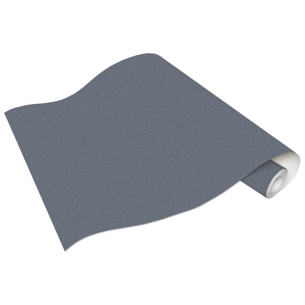 vidaXL 2 pcs Non-woven Wallpaper Rolls Plain Shimmer Dark Grey 0.53x10 m
