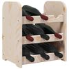 vidaXL Wine Rack 33x25x37 cm Solid Wood Pine