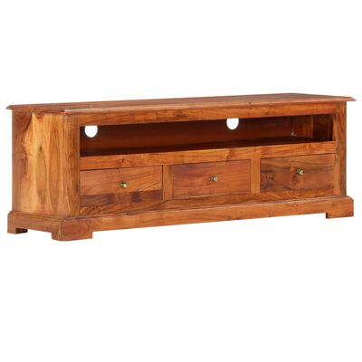vidaXL TV Cabinet 120x30x40 cm Solid Acacia Wood
