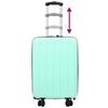 vidaXL Suitcase Folding Mint green 43 x 27 x 66 cm ABS Plastic