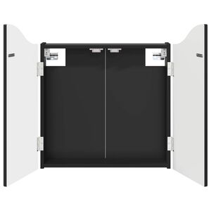 vidaXL Dartboard Cabinet Black 56 x 12 x 63 cm Engineered Wood