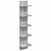 vidaXL Wall Shelf Grey Sonoma 22 x 15 x 100 cm Engineered Wood