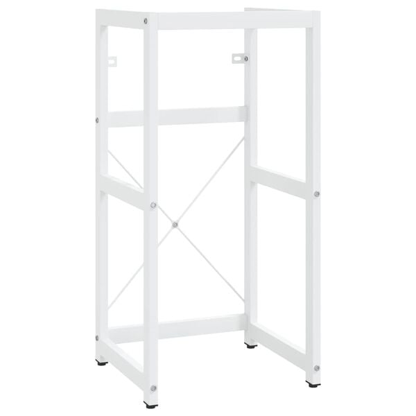 vidaXL Bathroom Washbasin Frame White 40x38x83 cm Iron