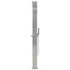 vidaXL Outdoor Shower Stainless Steel Curved