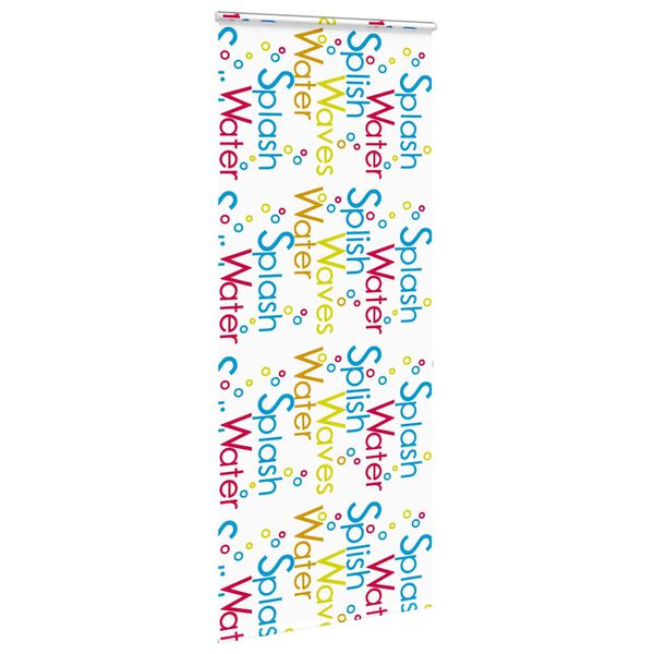 vidaXL Shower Roller Blind with Cassette 110x240 cm Fabric Width 106 cm