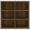 vidaXL Shoe Cabinets 2 pcs Brown Oak 52.5x30x50 cm