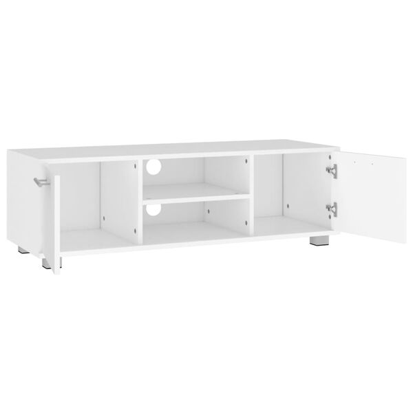 vidaXL TV Cabinet White 110x40x35 cm Engineered Wood