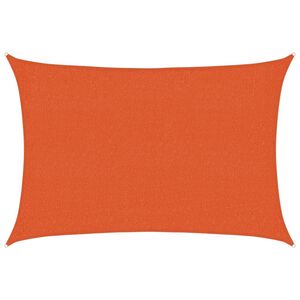 vidaXL Sunshade Sail 160 g/m&sup2; Orange 2x2.5 m HDPE