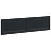 vidaXL Wall-Mounted Headboard UTRECHT Black Engineered Wood
