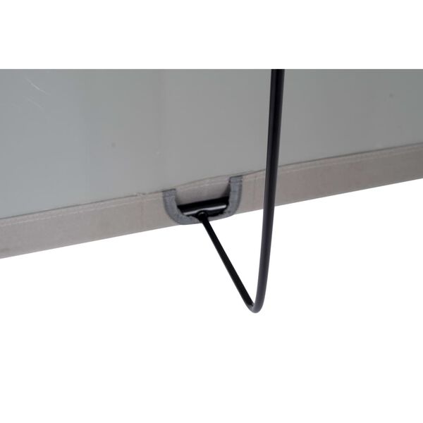 Bo-Camp Folding Camp Bed Steel Grey