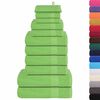 vidaXL 12 Piece Towel Set "FROGN" Apple Green 360 gsm