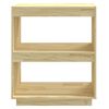 vidaXL Book Cabinet 60x35x71 cm Solid Pinewood