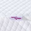 vidaXL Mattress Topper White 120 x 200 x 5 cm Jaquard Fabric