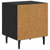 vidaXL Bedside Cabinet with Drawer 2 pcs Black Oak 40 x 35 x 47.5 cm