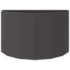 vidaXL Planter Black 90 x 45 x 50 cm Steel