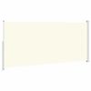 vidaXL Patio Retractable Side Awning 220x500 cm Cream