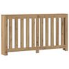 vidaXL Radiator Cover Artisian Oak 149x20x82 cm Engineered Wood