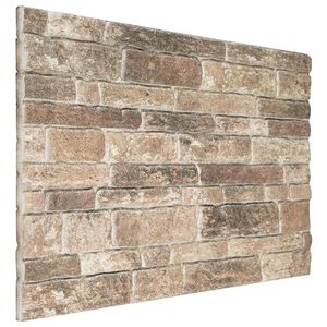 vidaXL Wall Panels 10 pcs 100 x 50 cm Multicolour EPS Foam