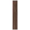 vidaXL Bookcase Brown Oak 40x24x143 cm Engineered Wood