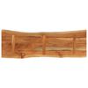 vidaXL Table Top 110x40x3.8 cm Rectangular&nbsp;Solid Wood Acacia Live Edge