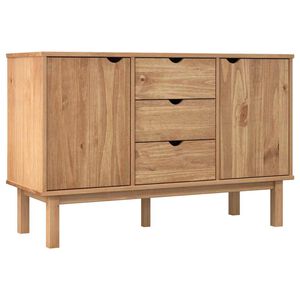 vidaXL Sideboard "OTTA" 113,5x43x73 cm Solid Wood Pine