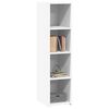 vidaXL Highboard White 30x41x124 cm Engineered Wood