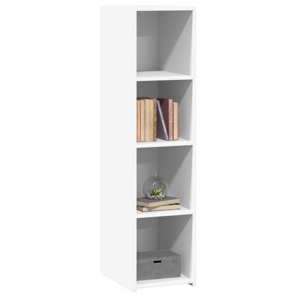 vidaXL Highboard White 30x41x124 cm Engineered Wood