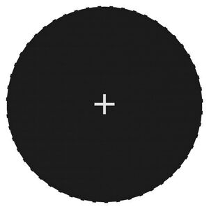 vidaXL Jumping Mat | Black | Polypropylene | 10ft | Water-resistant