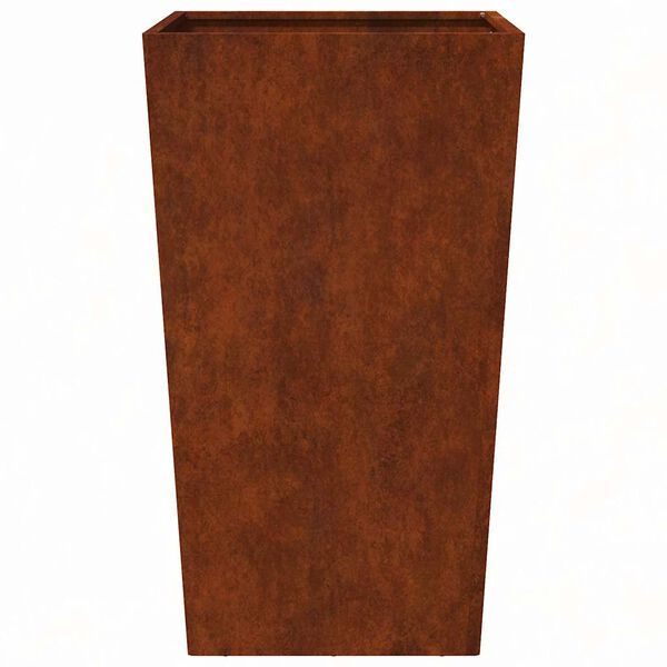 vidaXL Garden Planter 45x45x75 cm Weathering Steel