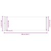 vidaXL Patio Retractable Side Awning 200x600 cm Red