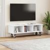 vidaXL TV Stand White 100 x 35 x 35 cm Engineered Wood