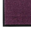 vidaXL Door Mat Bordeaux 120 x 80 x 1.2 cm Teddy Fabric