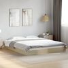 vidaXL Bed Frame without Mattress Sonoma Oak 160x200 cm Engineered Wood
