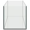 vidaXL Aquarium with Storage Transparent 80 x 20 x 20 cm Glass