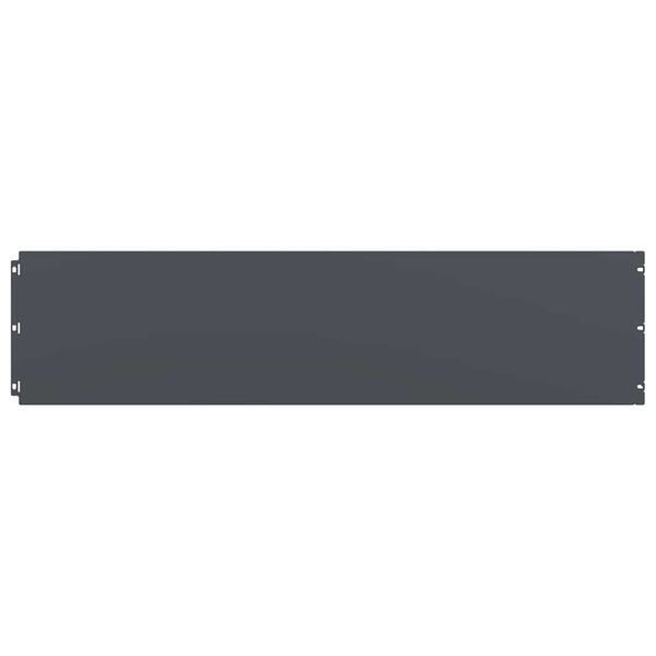 vidaXL Lawn Edgings 10 pcs Anthracite 25x103 cm Cold-rolled Steel