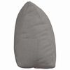 vidaXL Back Pillow Taupe 45 x 20 x 35 cm Fabric
